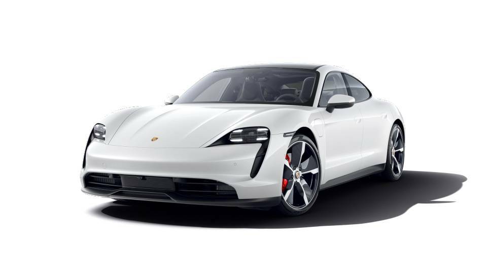 Porsche Taycan 4S My22 White #2