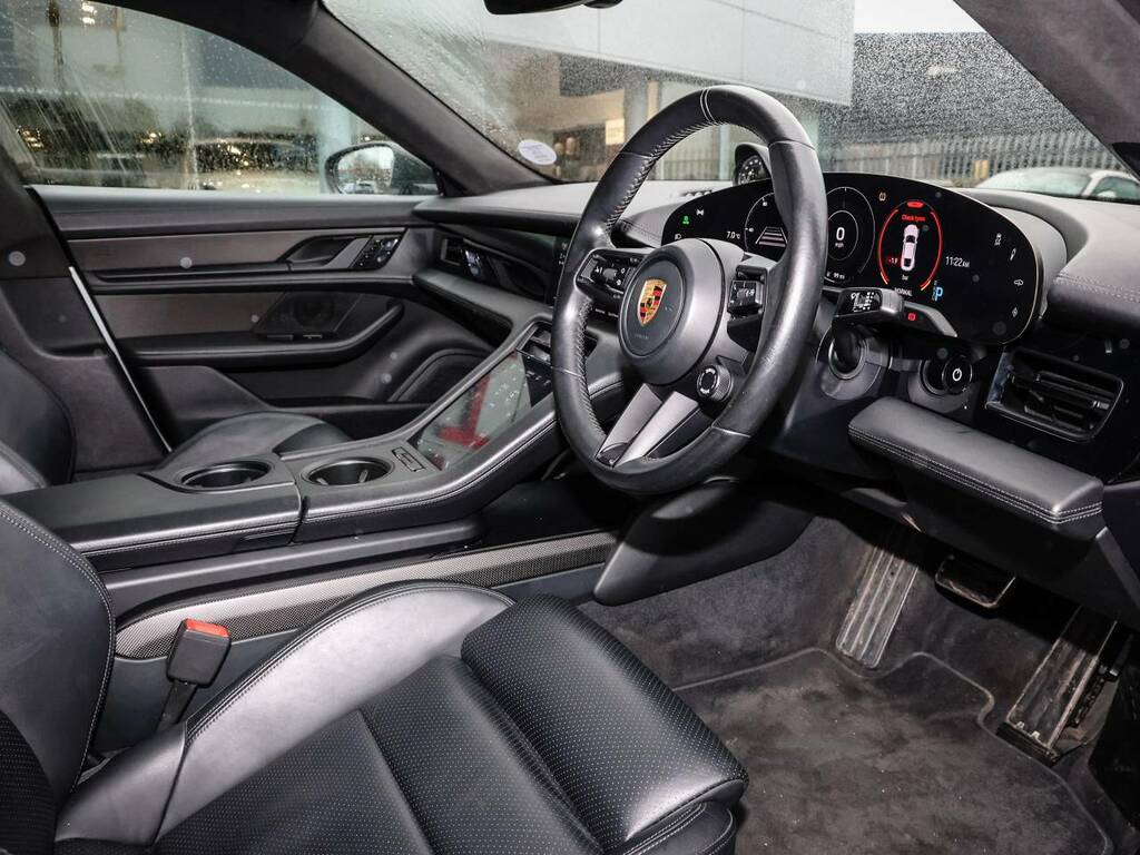 Porsche Taycan Turbo Silver #4