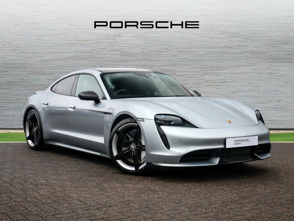 Porsche Taycan Turbo Silver