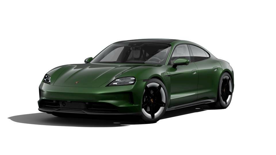 Porsche Taycan 4S Green #2