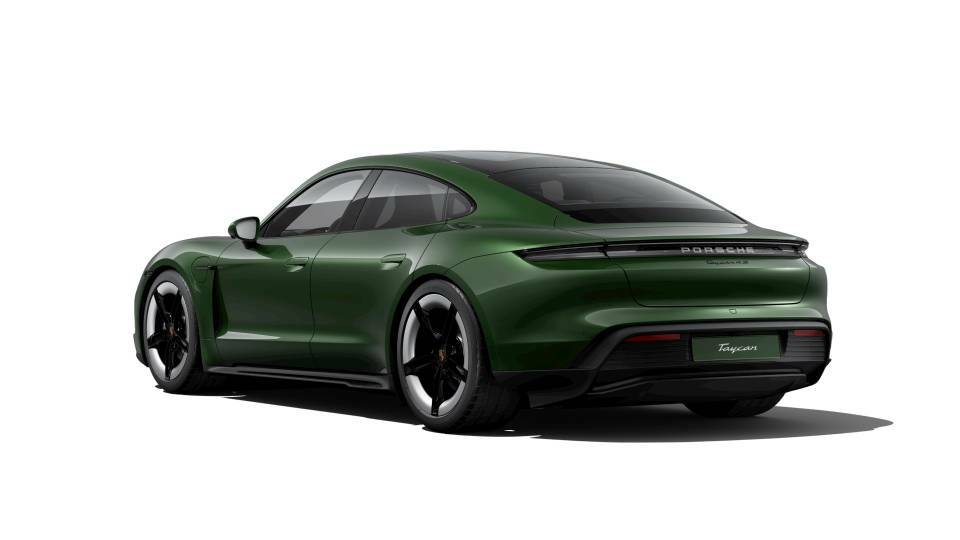 Porsche Taycan 4S Green #3