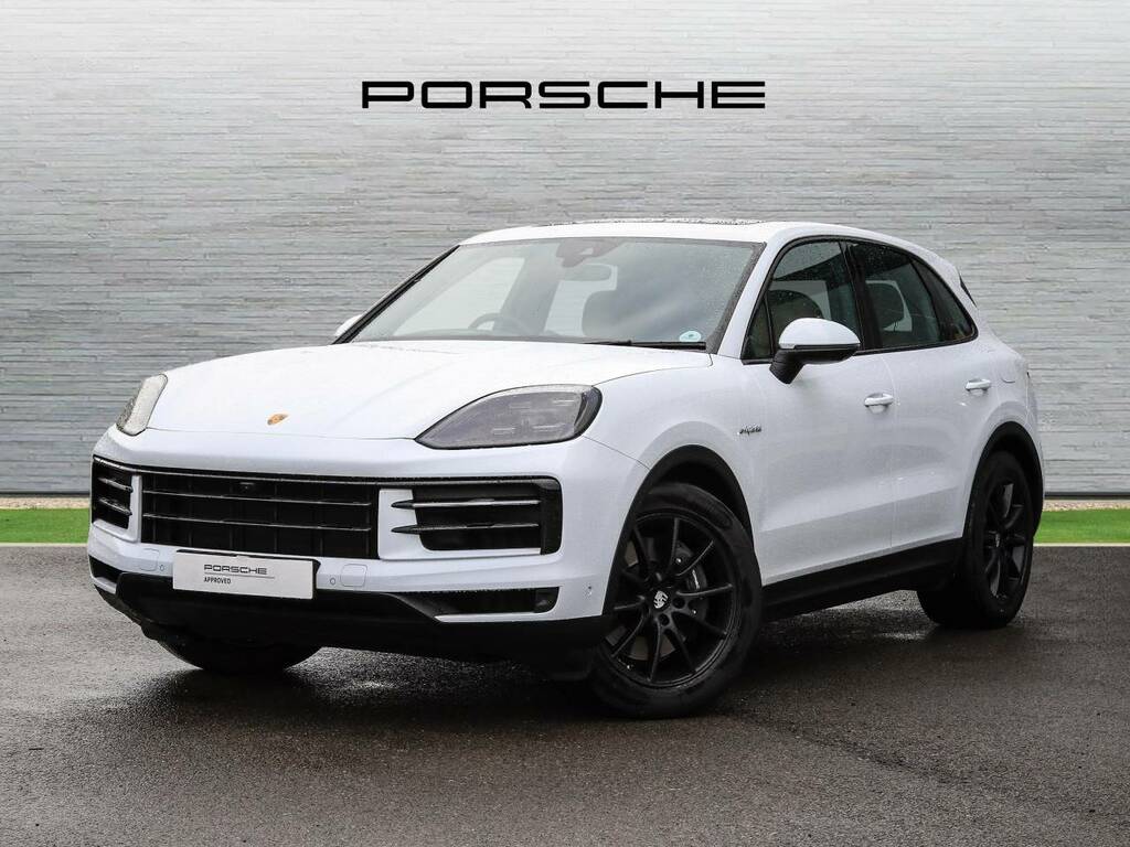Porsche Cayenne E-hybrid White #2