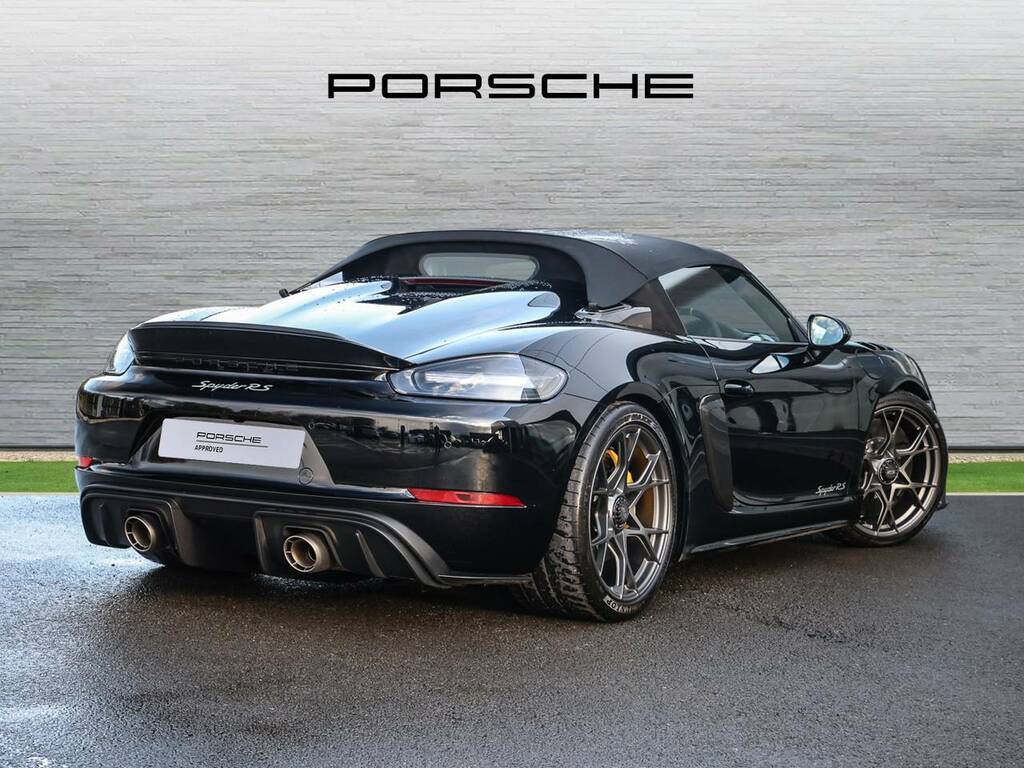 Porsche 718 Spyder Rs Black #3