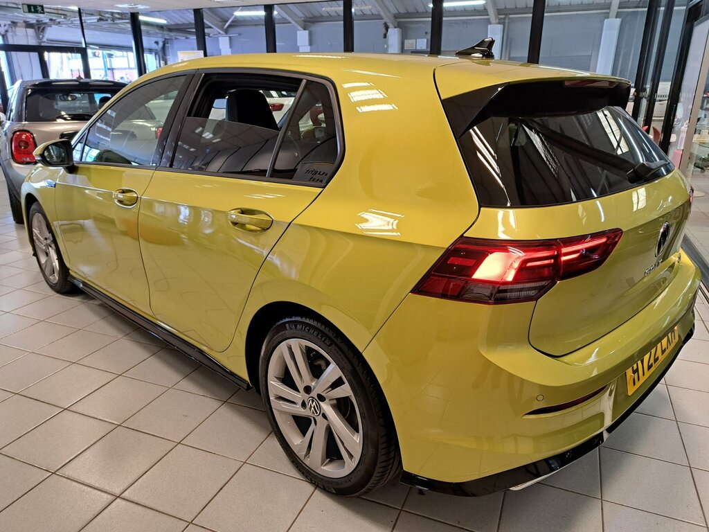Volkswagen Golf 1.5 Etsi Mhev R-line Hatchback Hybrid D Yellow #2