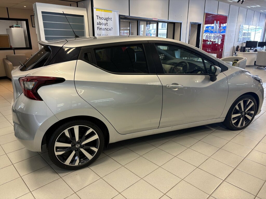 Nissan Micra 1.0 Ig-t Tekna Hatchback Xtron Euro 6 Silver #4