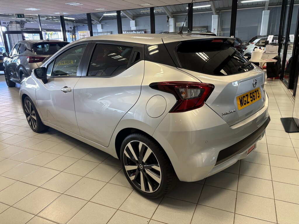 Nissan Micra 1.0 Ig-t Tekna Hatchback Xtron Euro 6 Silver #3