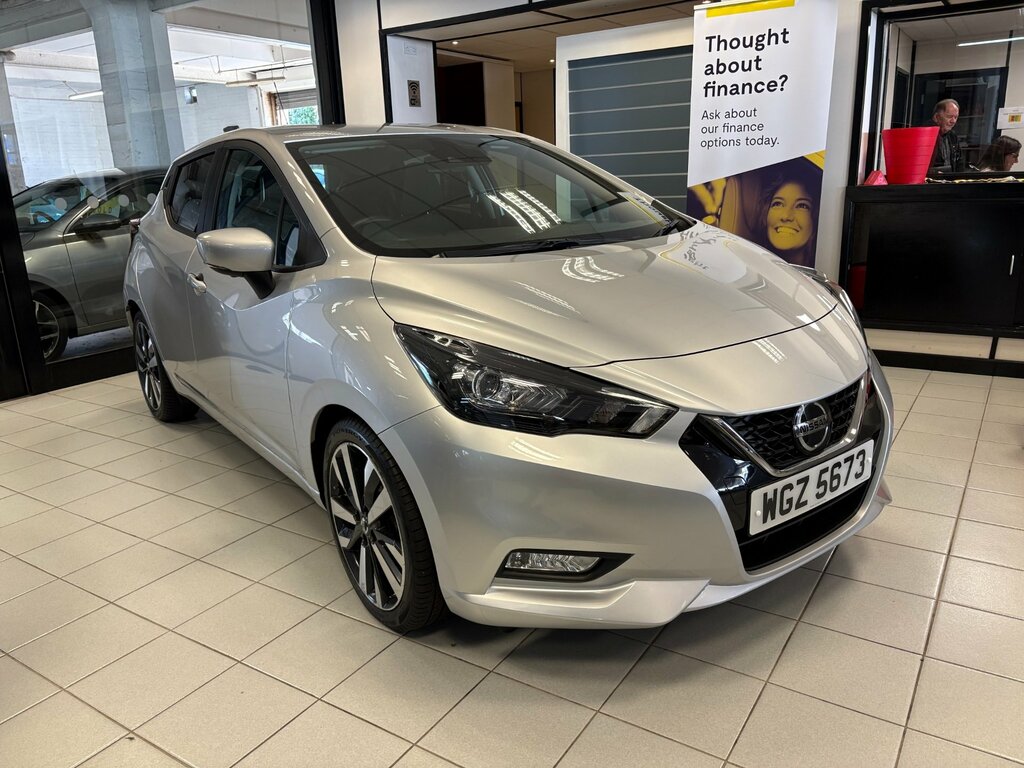 Nissan Micra 1.0 Ig-t Tekna Hatchback Xtron Euro 6 Silver