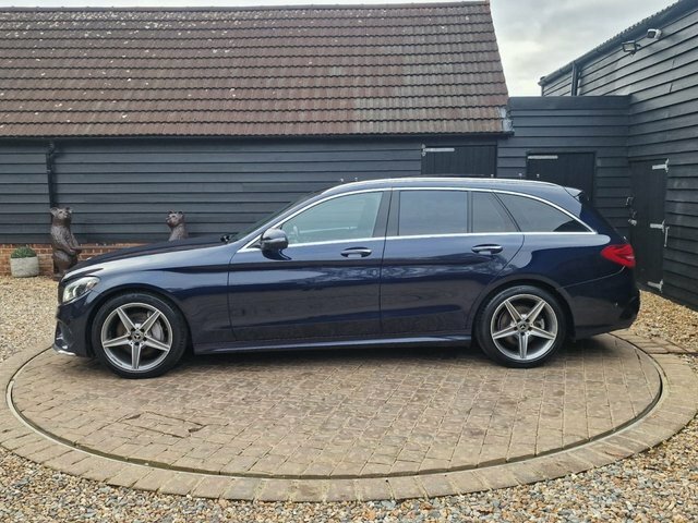 Mercedes-Benz C Class C220d Amg Line Premium FSZ7211 Blue #6
