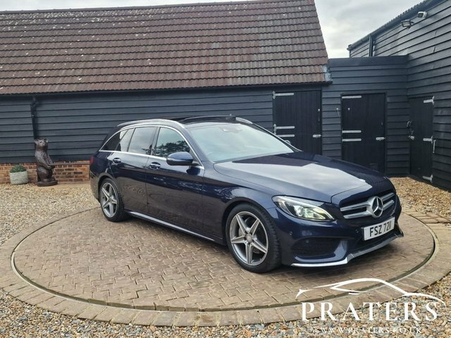 Mercedes-Benz C Class C220d Amg Line Premium Blue
