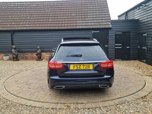 Mercedes-Benz C Class C220d Amg Line Premium FSZ7211 Blue #3