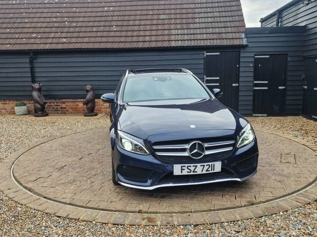 Mercedes-Benz C Class C220d Amg Line Premium FSZ7211 Blue #4