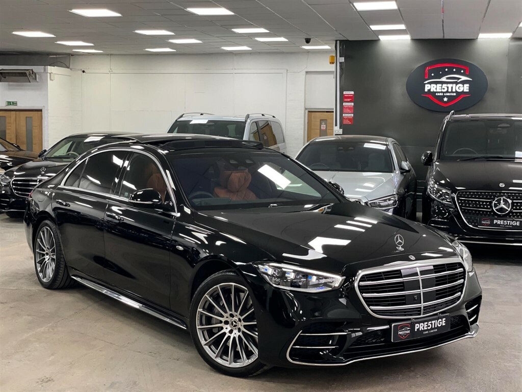 Mercedes-Benz S Class Saloon Black #5