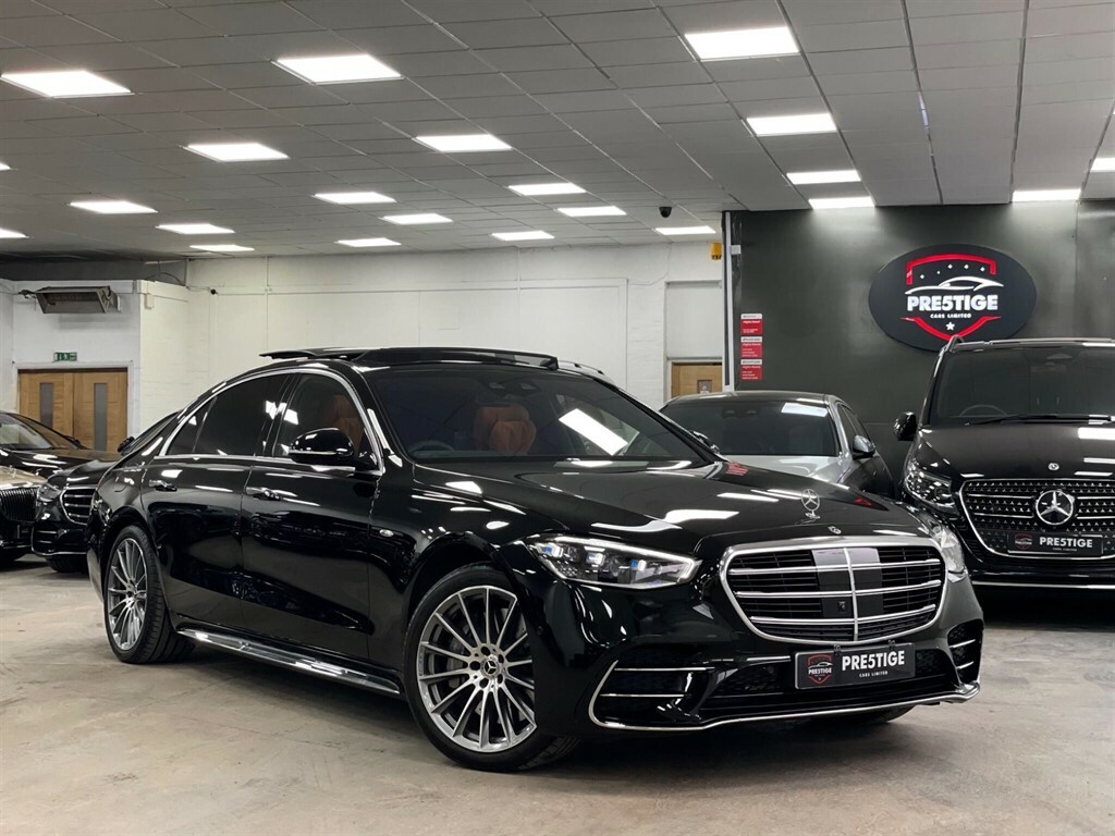 Mercedes-Benz S Class Saloon Black #4