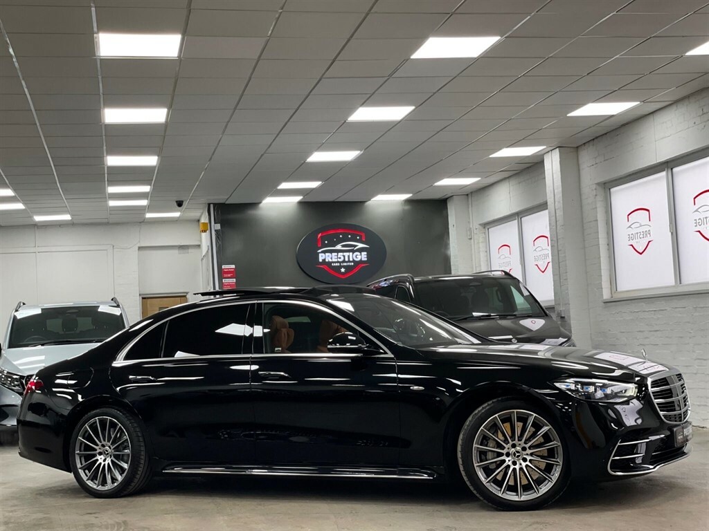 Mercedes-Benz S Class Saloon Black #6