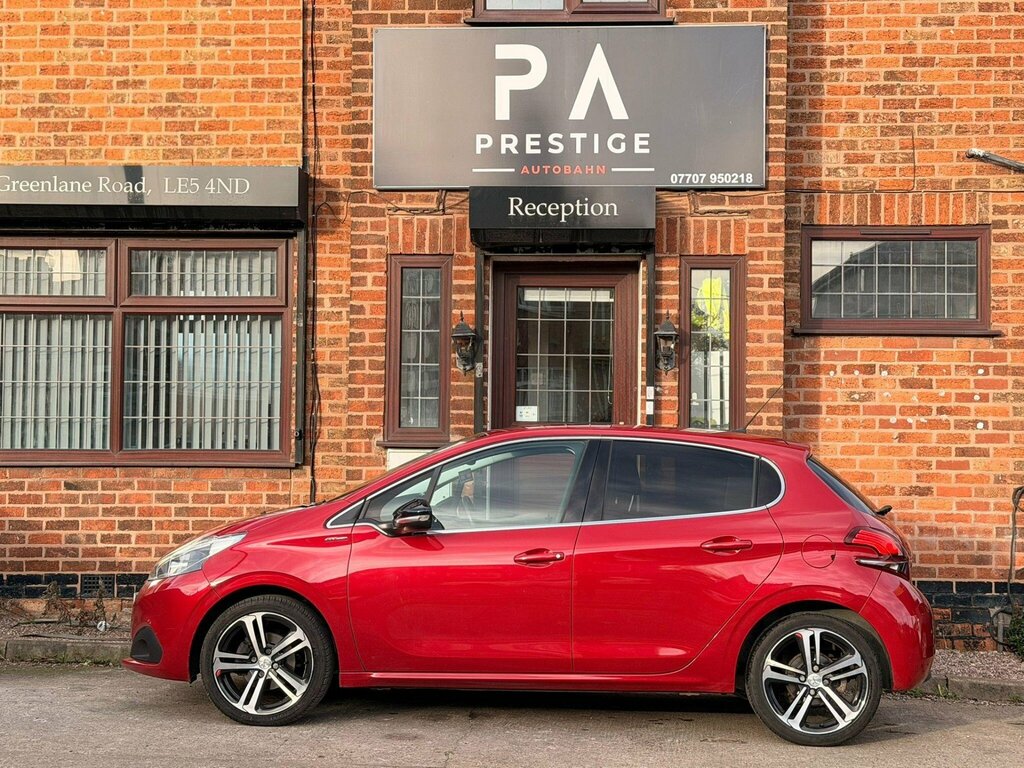 Peugeot 208 1.6 Bluehdi Gt Line Euro 6 DG17FUW Red #5