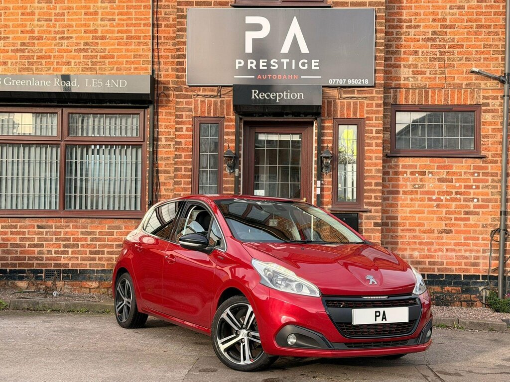 Peugeot 208 1.6 Bluehdi Gt Line Euro 6 Red