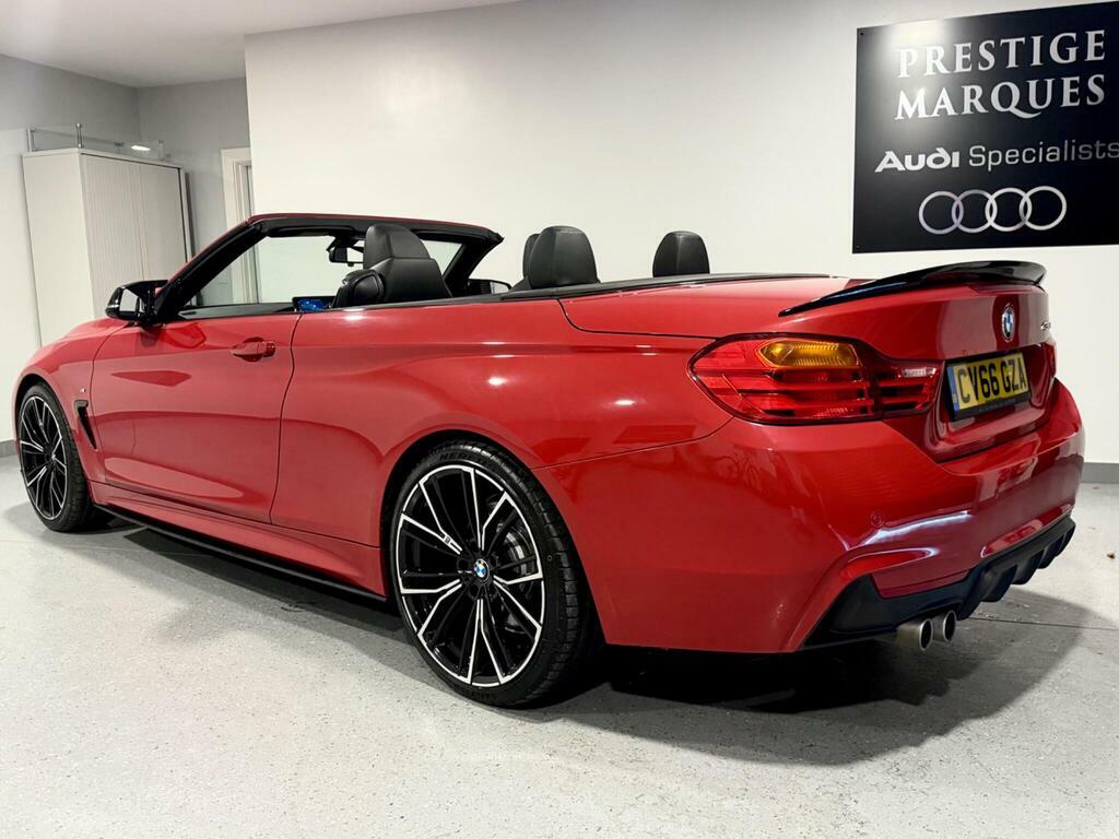 BMW 4 Series 3.0 430D M Sport Euro 6 S S CV66GZA Red #3