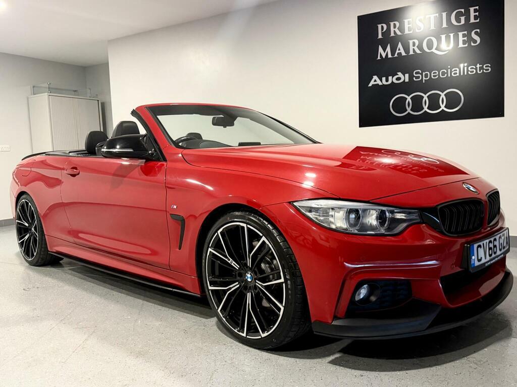 BMW 4 Series 3.0 430D M Sport Euro 6 S S CV66GZA Red #4