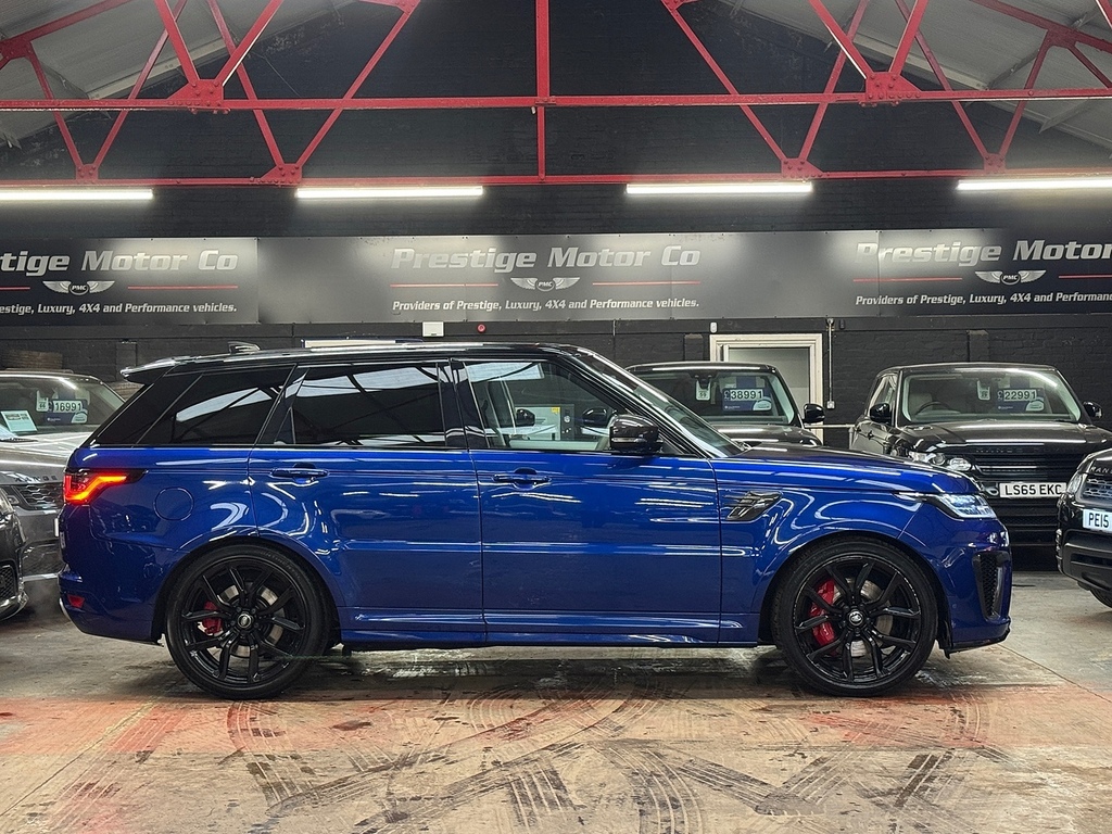 Land Rover Range Rover Sport P575 V8 Svr Carbon Edition RE70CXG Blue #3