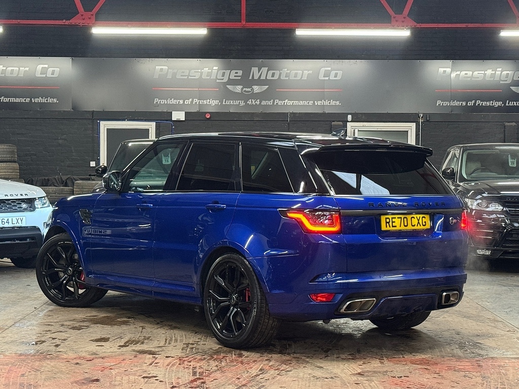 Land Rover Range Rover Sport P575 V8 Svr Carbon Edition RE70CXG Blue #5