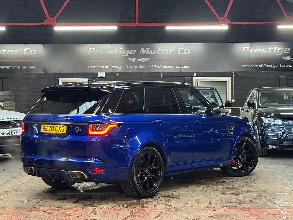 Land Rover Range Rover Sport P575 V8 Svr Carbon Edition RE70CXG Blue #4