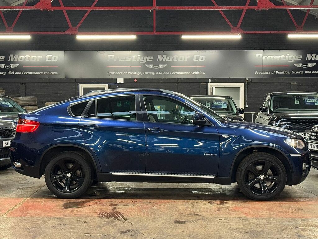 BMW X6 40D Blue #3