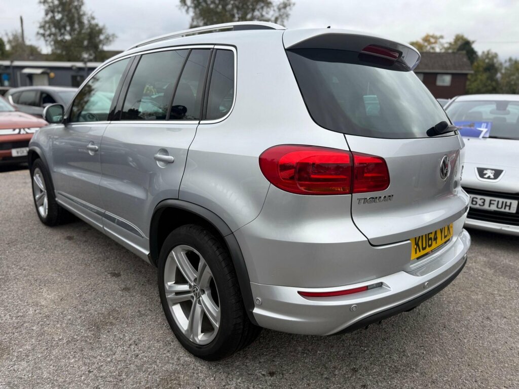 Volkswagen Tiguan 2.0 Tdi Bluemotion Tech R-line Dsg 4Wd Euro 5 Ss KU64YLK Silver #4
