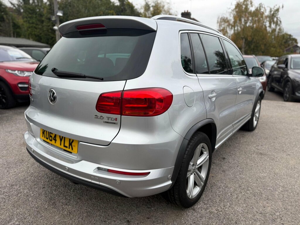 Volkswagen Tiguan 2.0 Tdi Bluemotion Tech R-line Dsg 4Wd Euro 5 Ss KU64YLK Silver #6
