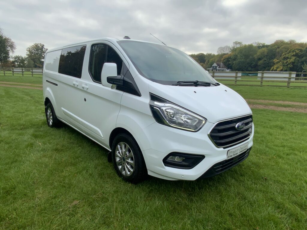 Ford Transit Custom 320 Ltd Eblue Crew Cab Panel Van White