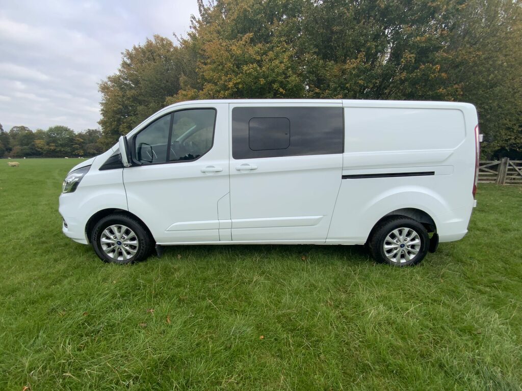 Ford Transit Custom 320 Ltd Eblue Crew Cab Panel Van White #6