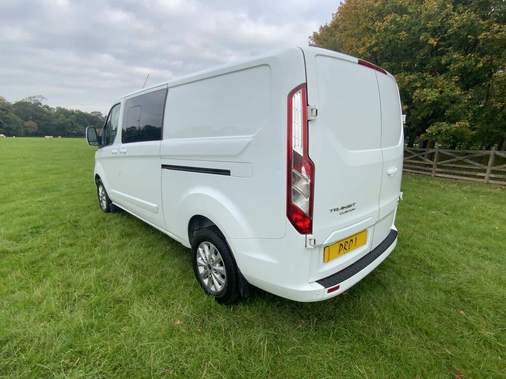 Ford Transit Custom 320 Ltd Eblue Crew Cab Panel Van White #4