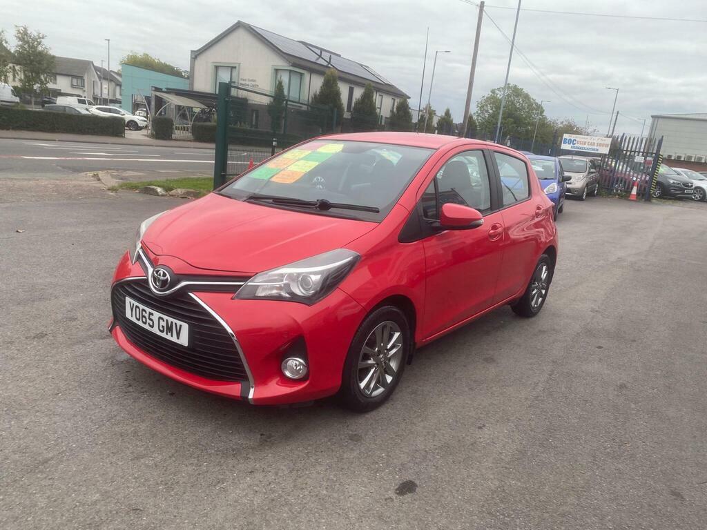 Toyota Yaris 1.0 Vvt-i Icon Euro 6 YO65GMV Red #6