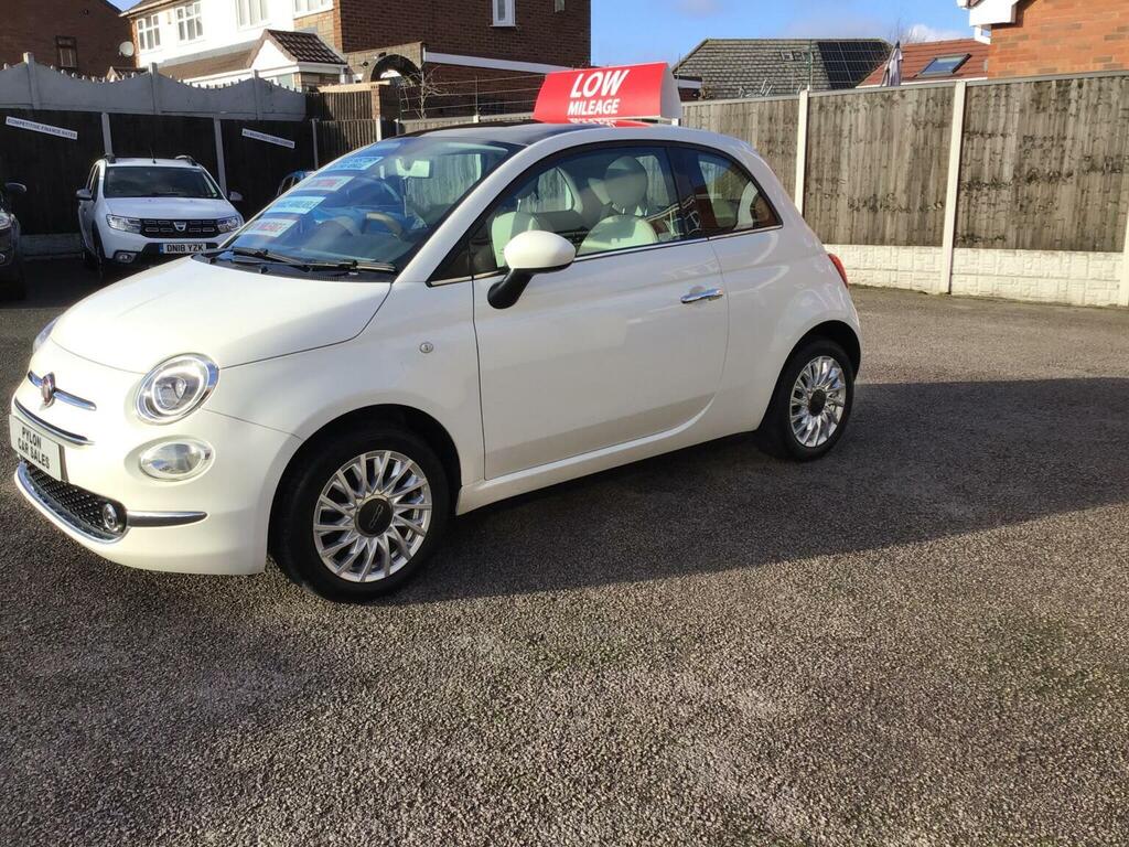 Fiat 500 Hatchback 1.2 Lounge Euro 6 Ss 201767 SG67BVD White #5