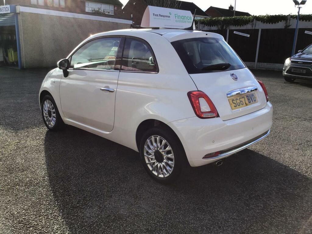 Fiat 500 Hatchback 1.2 Lounge Euro 6 Ss 201767 SG67BVD White #3