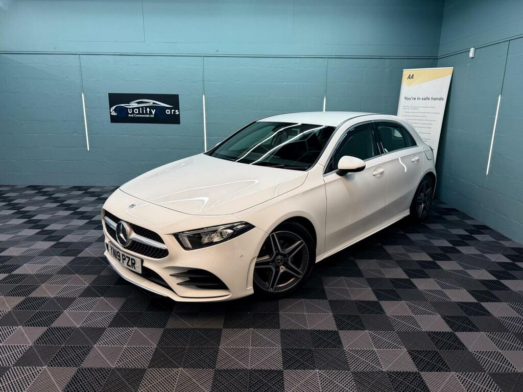 Mercedes-Benz A Class 1.3 A200 Amg Line Executive 7G-dct Euro 6 Ss YN19PZR White #2