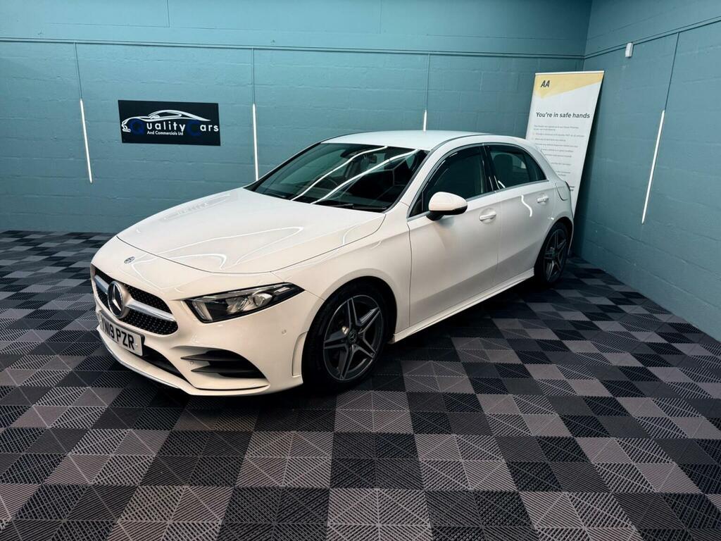 Mercedes-Benz A Class 1.3 A200 Amg Line Executive 7G-dct Euro 6 Ss YN19PZR White #6