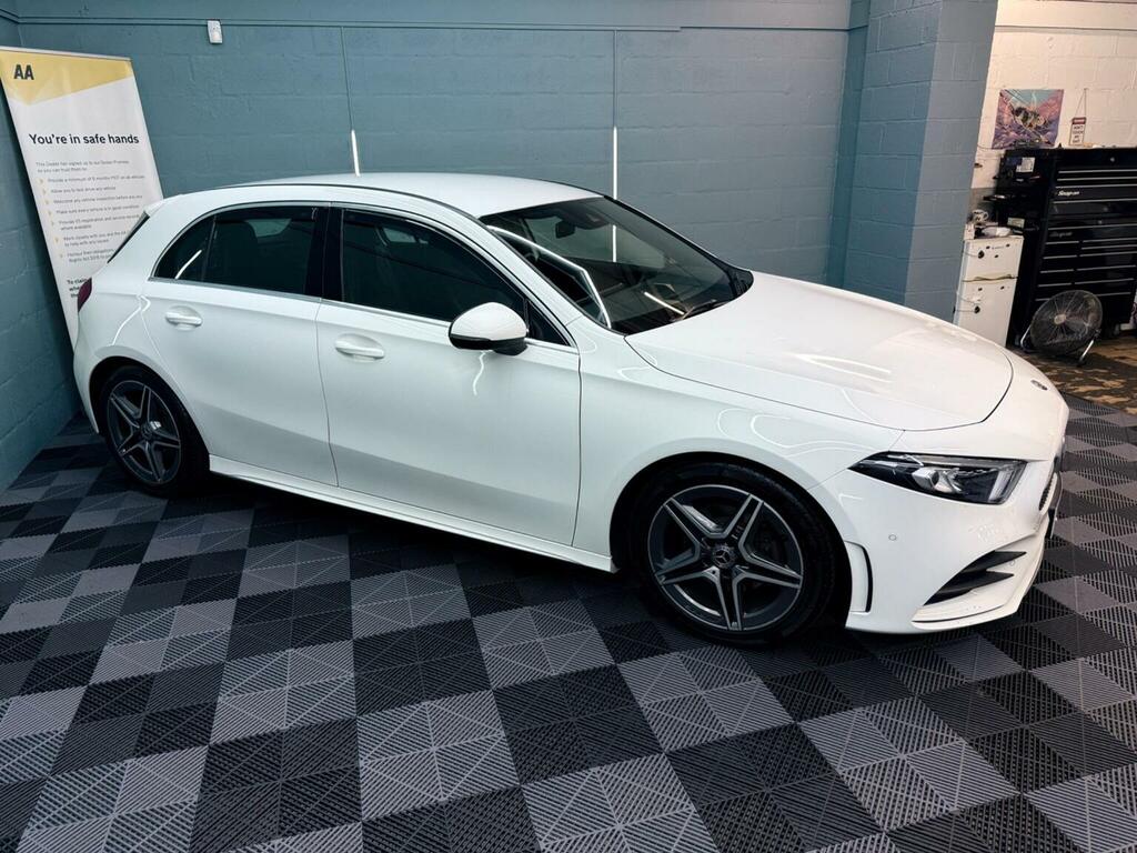 Mercedes-Benz A Class 1.3 A200 Amg Line Executive 7G-dct Euro 6 Ss YN19PZR White #3