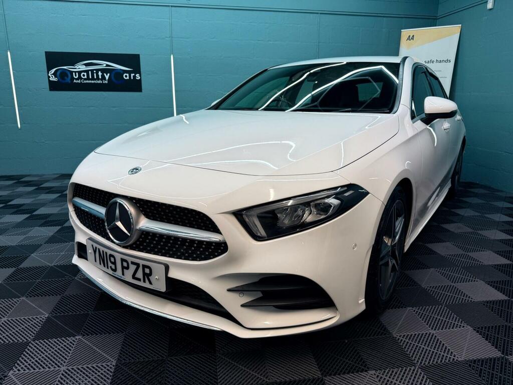Mercedes-Benz A Class 1.3 A200 Amg Line Executive 7G-dct Euro 6 Ss YN19PZR White #4
