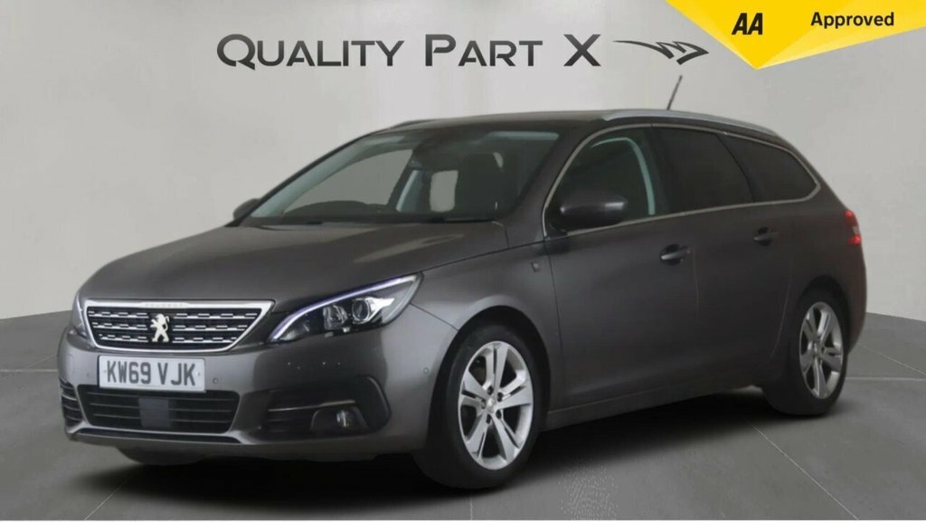Peugeot 308 SW Estate KW69VJK Grey #3