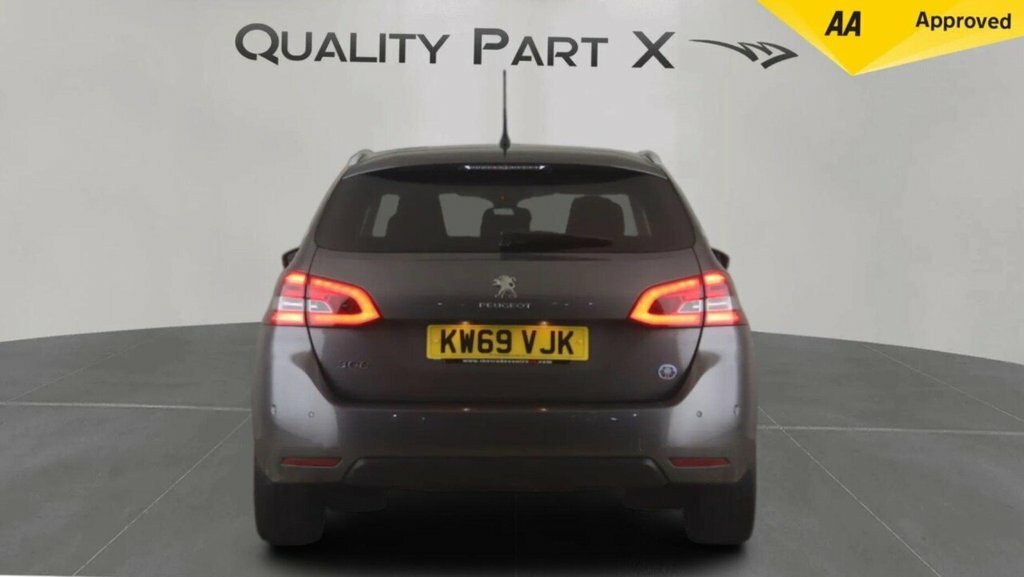 Peugeot 308 SW Estate KW69VJK Grey #6
