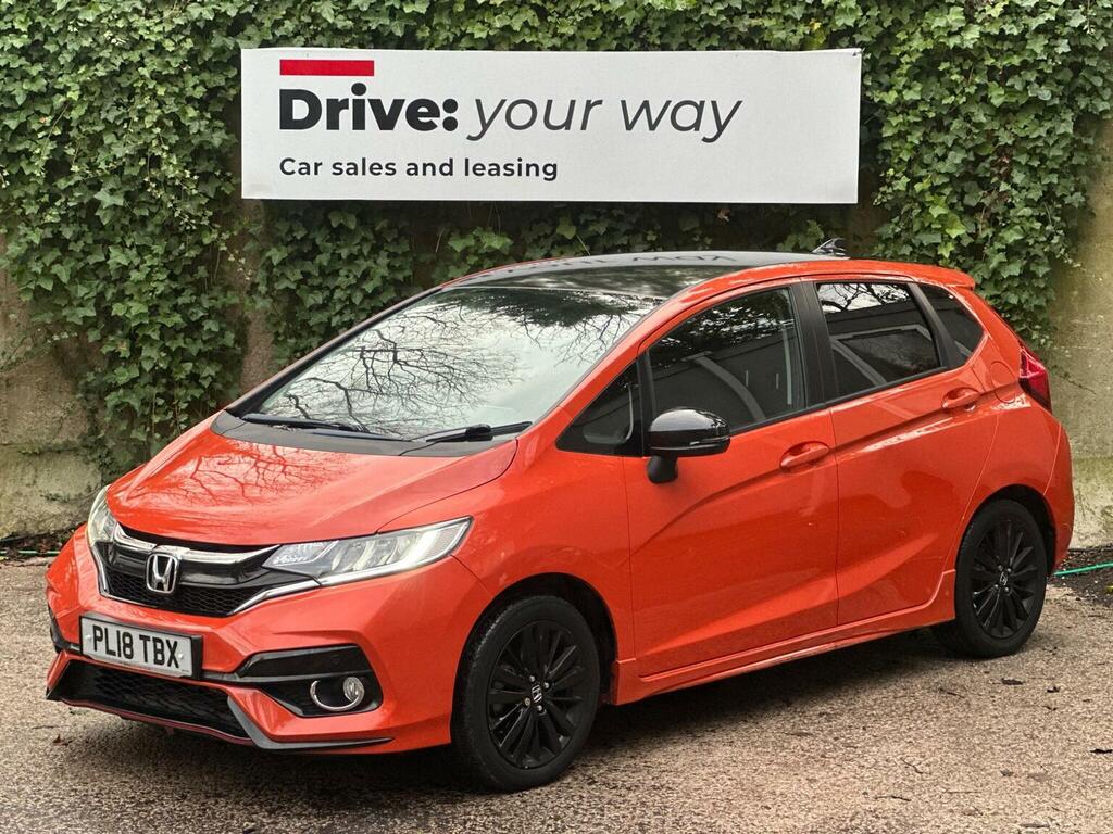 Honda Jazz Hatchback 1.5 I-vtec Sport Euro 6 Ss 2018 PL18TBX Orange #3
