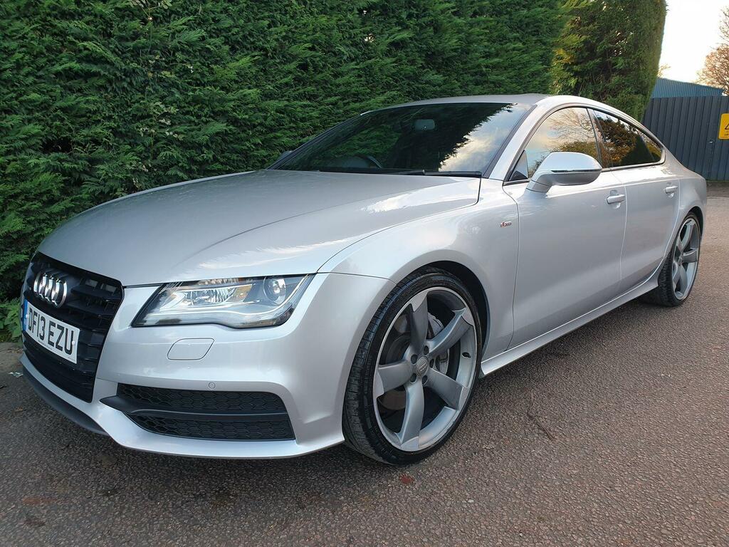 Audi A7 Hatchback 3.0 Bitdi V6 Black Edition 2013 DF13EZU Silver #3