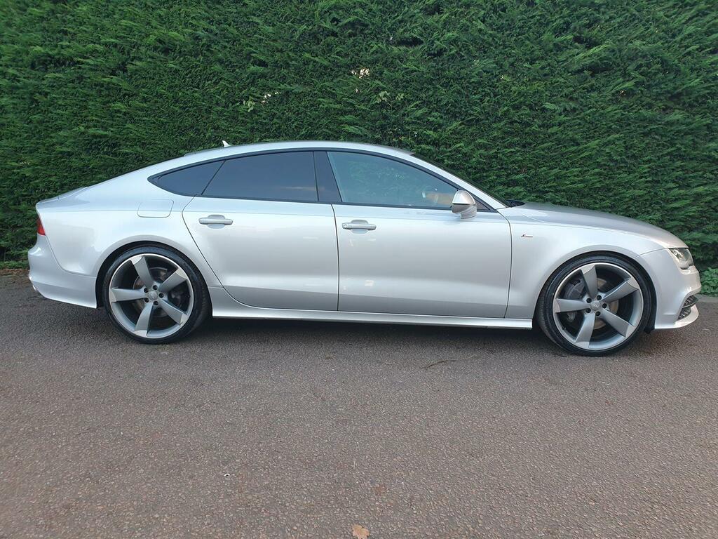 Audi A7 Hatchback 3.0 Bitdi V6 Black Edition 2013 DF13EZU Silver #4