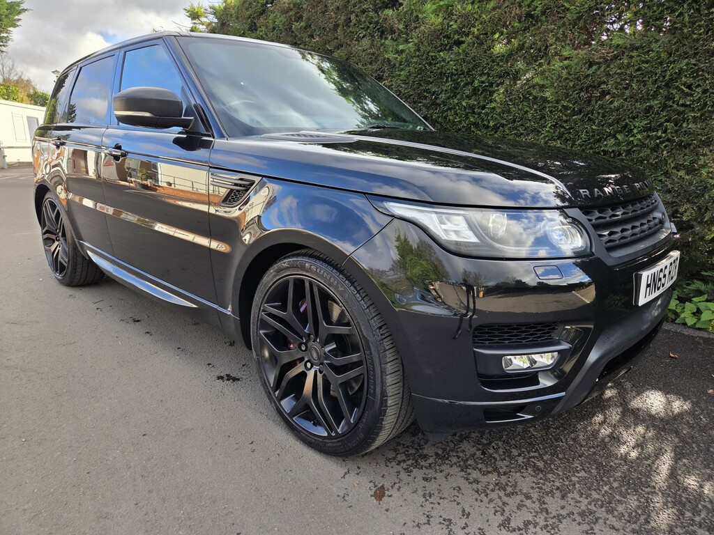 Land Rover Range Rover Sport Suv 3.0 Sd V6 Hse Dynamic 2015 HN65RZR Black #2
