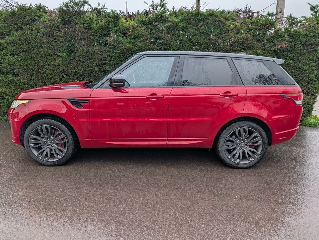 Land Rover Range Rover Sport Suv 3.0 Sd V6 Dynamic 2017 OW17YZE Red #3