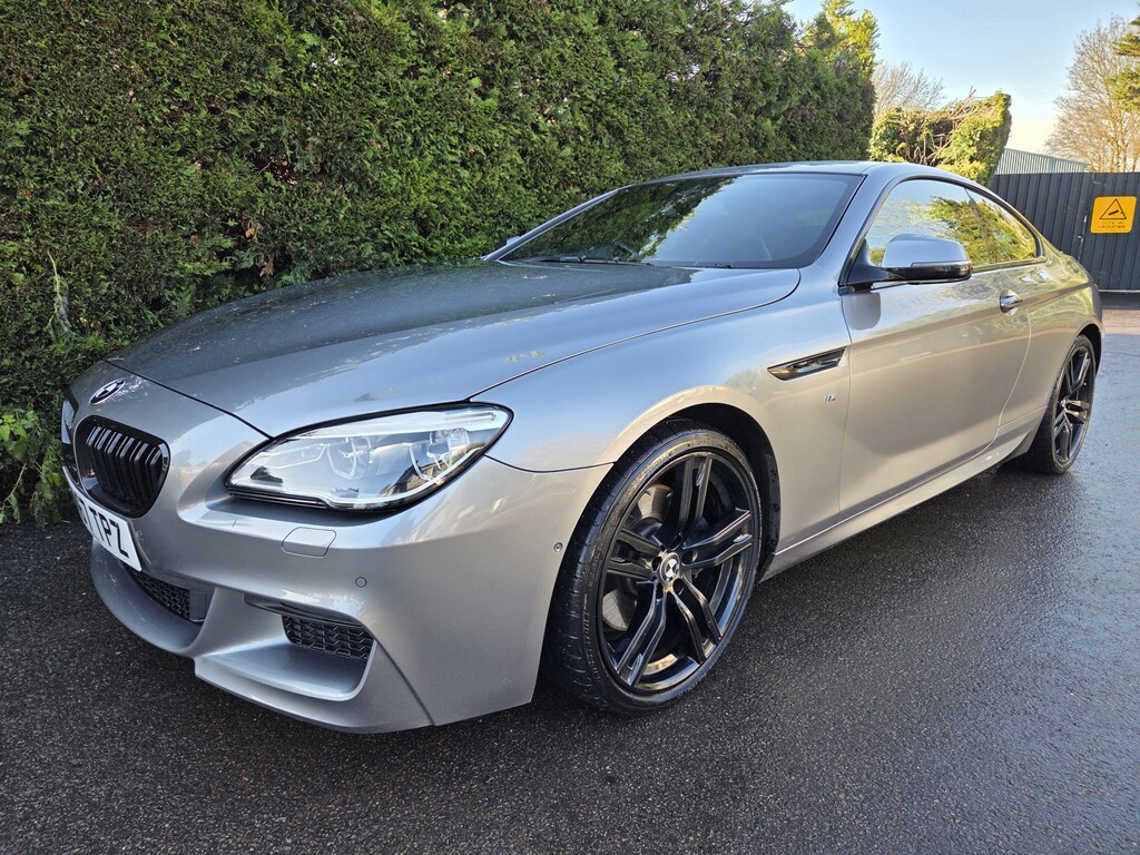 BMW 6 Series Gran Coupe Coupe 3.0 640D M Sport Coupe 2017 HN67TPZ Grey #3