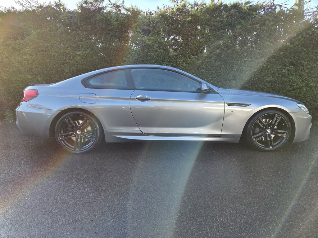 BMW 6 Series Gran Coupe Coupe 3.0 640D M Sport Coupe 2017 HN67TPZ Grey #4