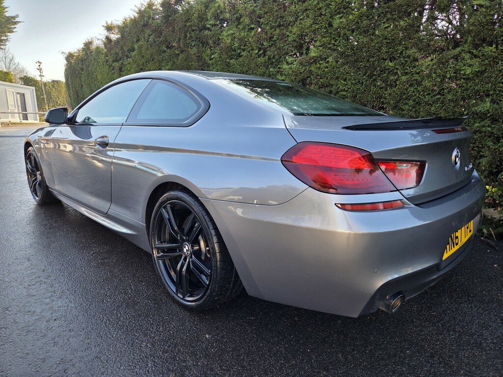 BMW 6 Series Gran Coupe Coupe 3.0 640D M Sport Coupe 2017 HN67TPZ Grey #5
