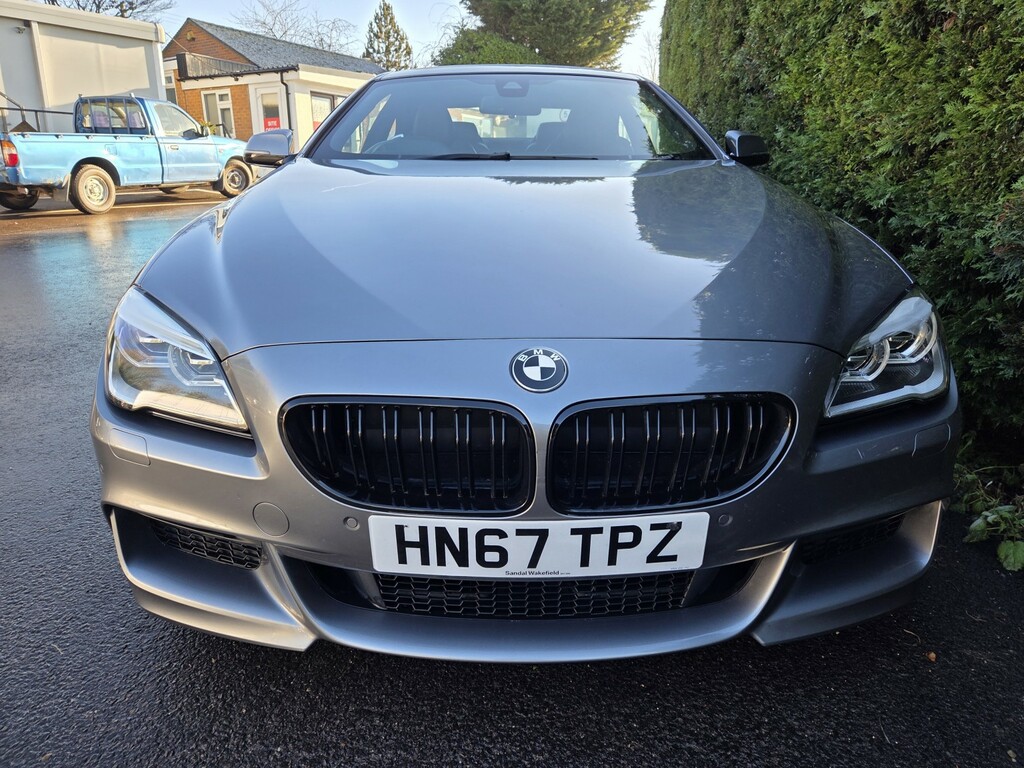 BMW 6 Series Gran Coupe Coupe 3.0 640D M Sport Coupe 2017 HN67TPZ Grey #2