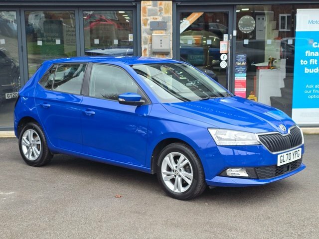 Skoda Fabia 2020 1.0 Se Hatchback Euro 6 S GL70YPG Blue #2